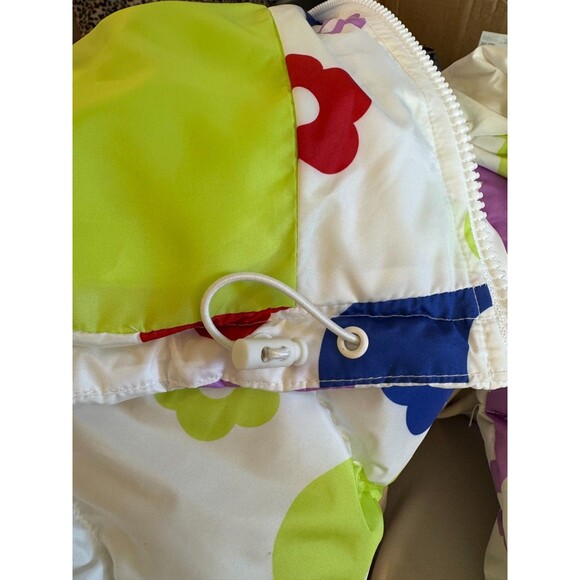 Wild Fable Women's Colorful Flower Puffer Jacket Coat Sz Large Winter Warm Cozy - Picture 6 of 9